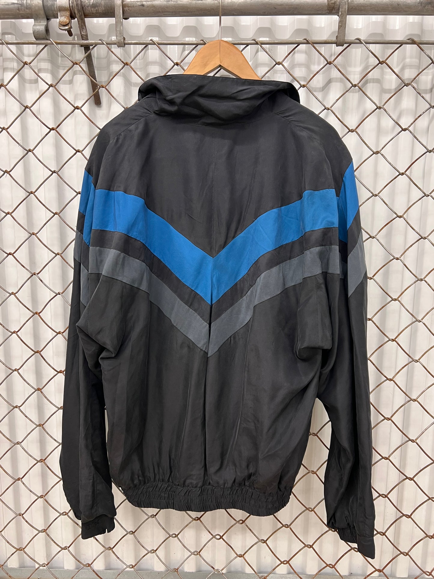 Vintage 90s Christian Dior Silk Windbreaker Jacket