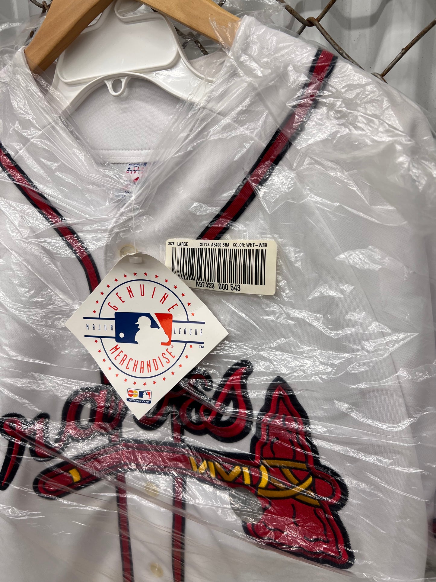 Vintage 1999 Atlanta Braves World Series Jersey