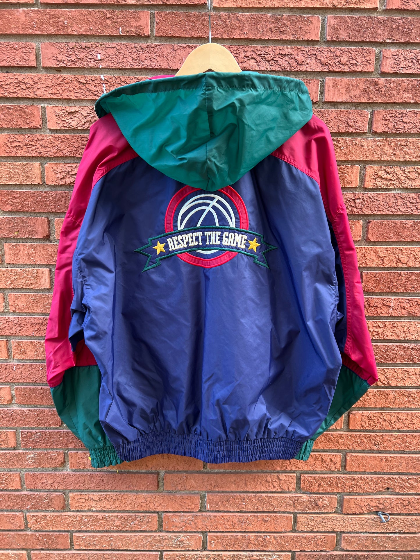 Vintage 90s Nike Respect The Game Windbreaker Jacket