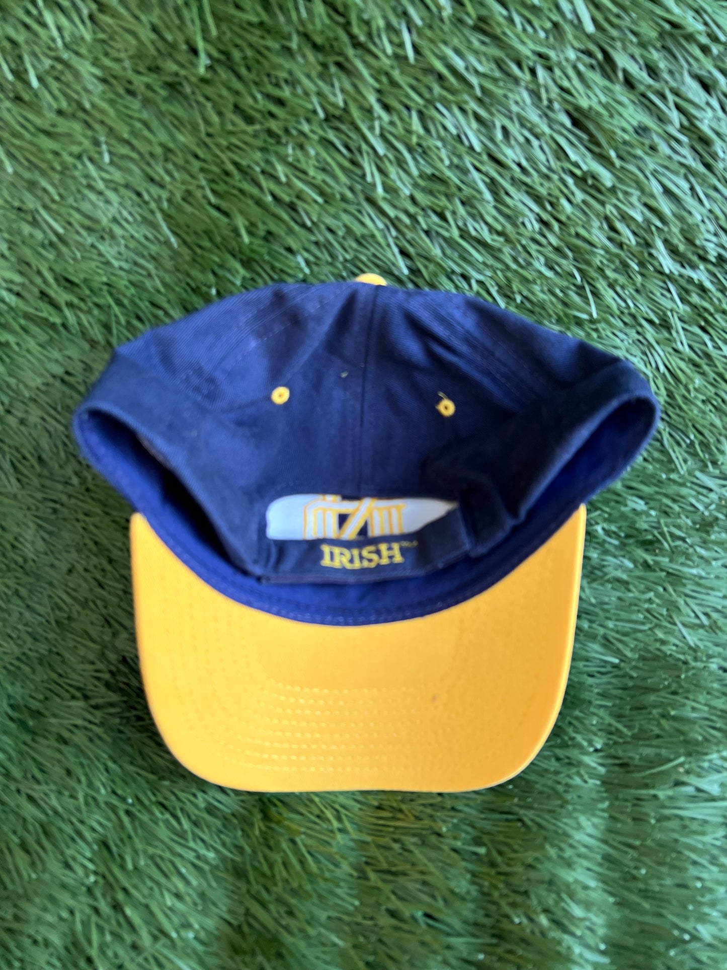 Vintage 2000s Notre Dame Strap Back Hat