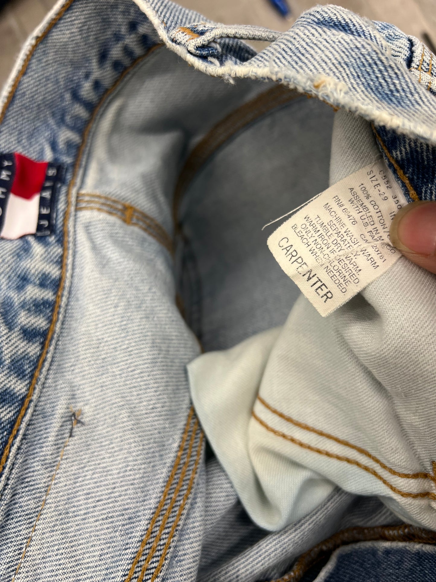 Vintage 90s Tommy Hilfiger Carpenter Jeans