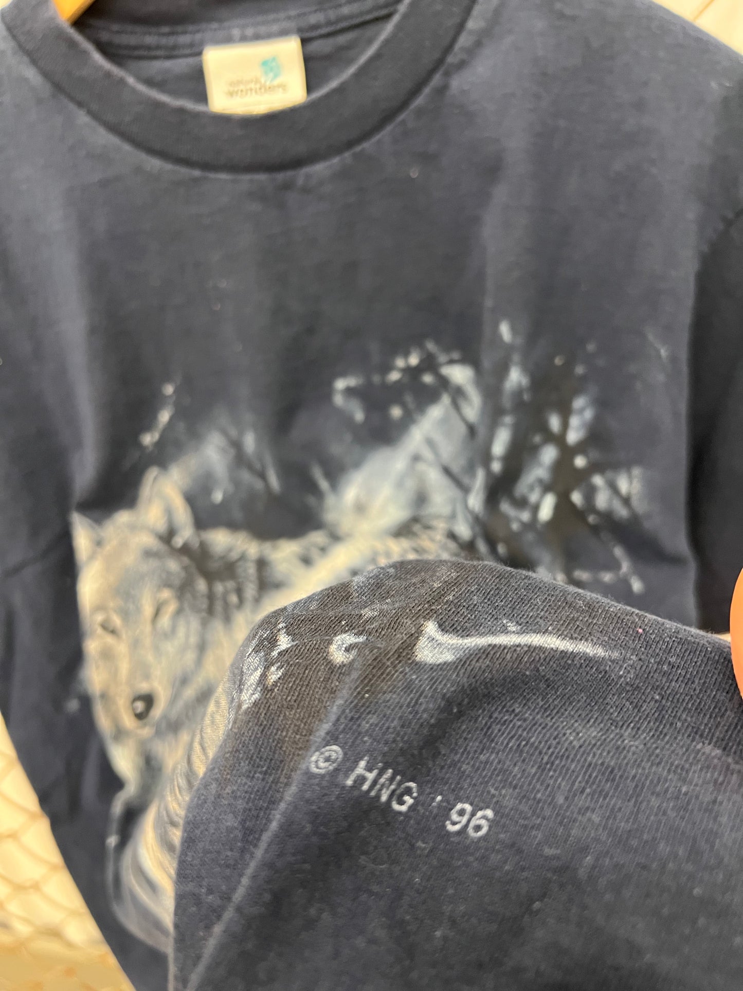 Vintage 1996 Nature Wolf Shirt