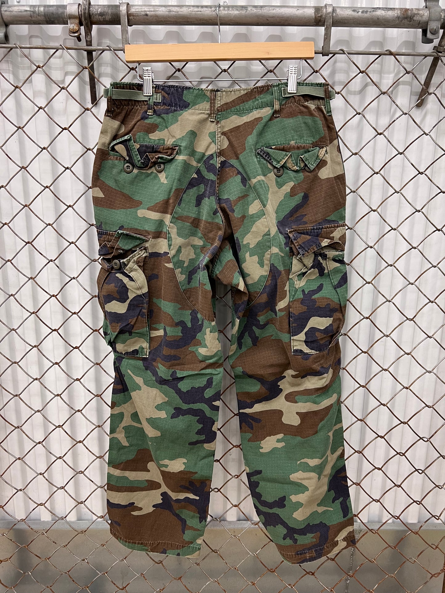 Vintage 90s Woodland Army Fatigues Size 34-36x30