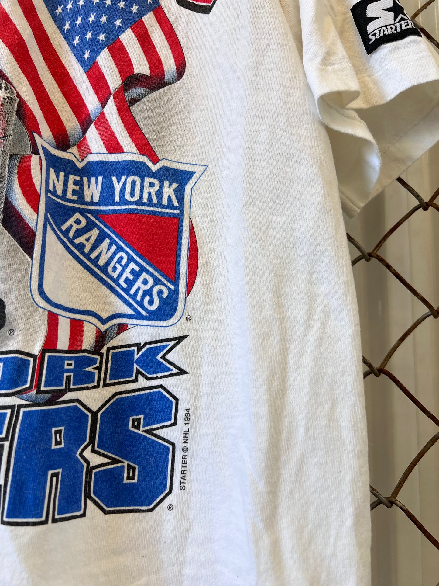 Vintage 1994 Starter NY Rangers Stanley Cup Shirt