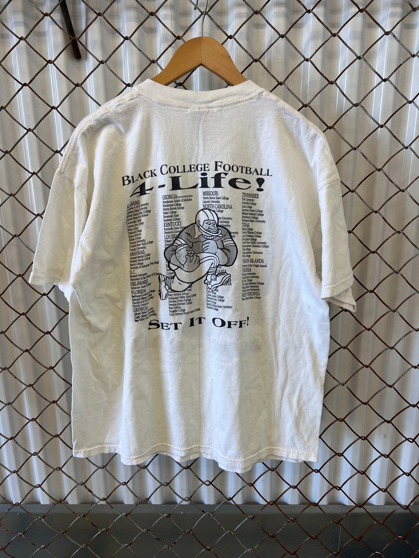 Vintage 2001 HBCU Classic Shirt Morris Brown vs Clark Shirt