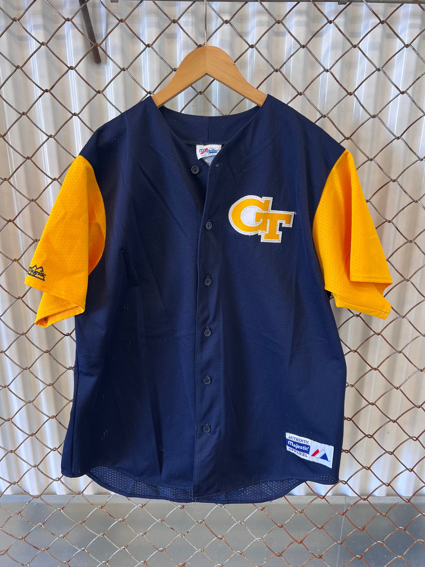 Vintage 90's GA Tech Baseball Jersey