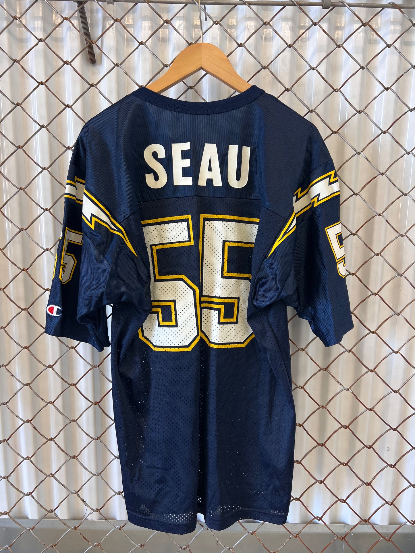 Vintage 90's Junior Seau Champion San Diego Chargers Jersey