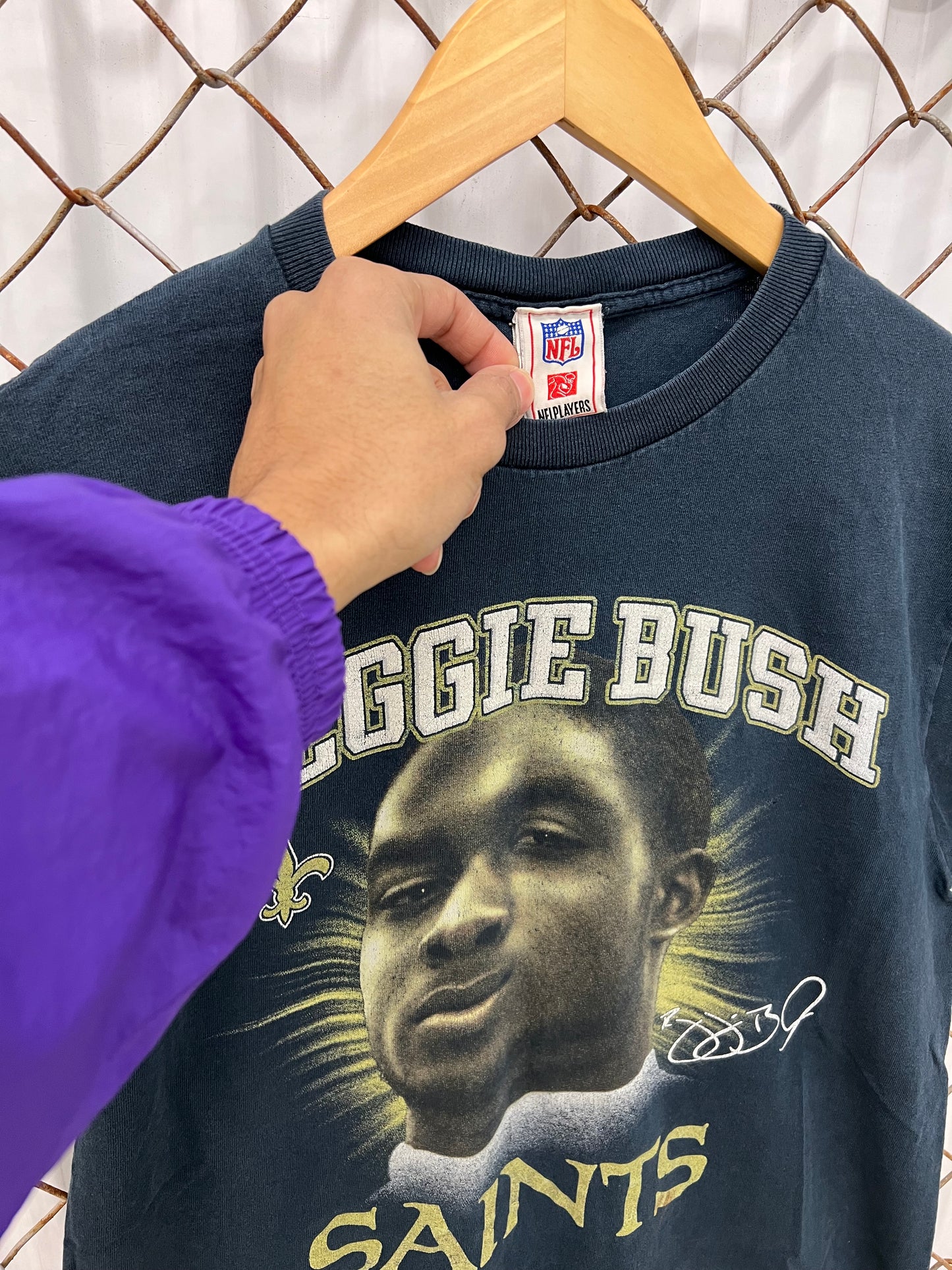 Vintage 2000's Reggie Bush New Orleans Saints NFL Shirt