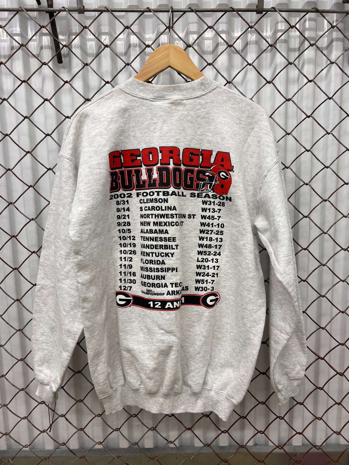 Vintage 2002 University of Georgia  Sweatshirt