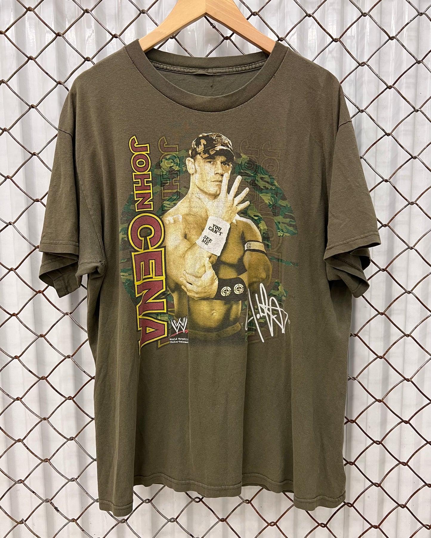 Vintage 2000s WWE John Cena Shirt