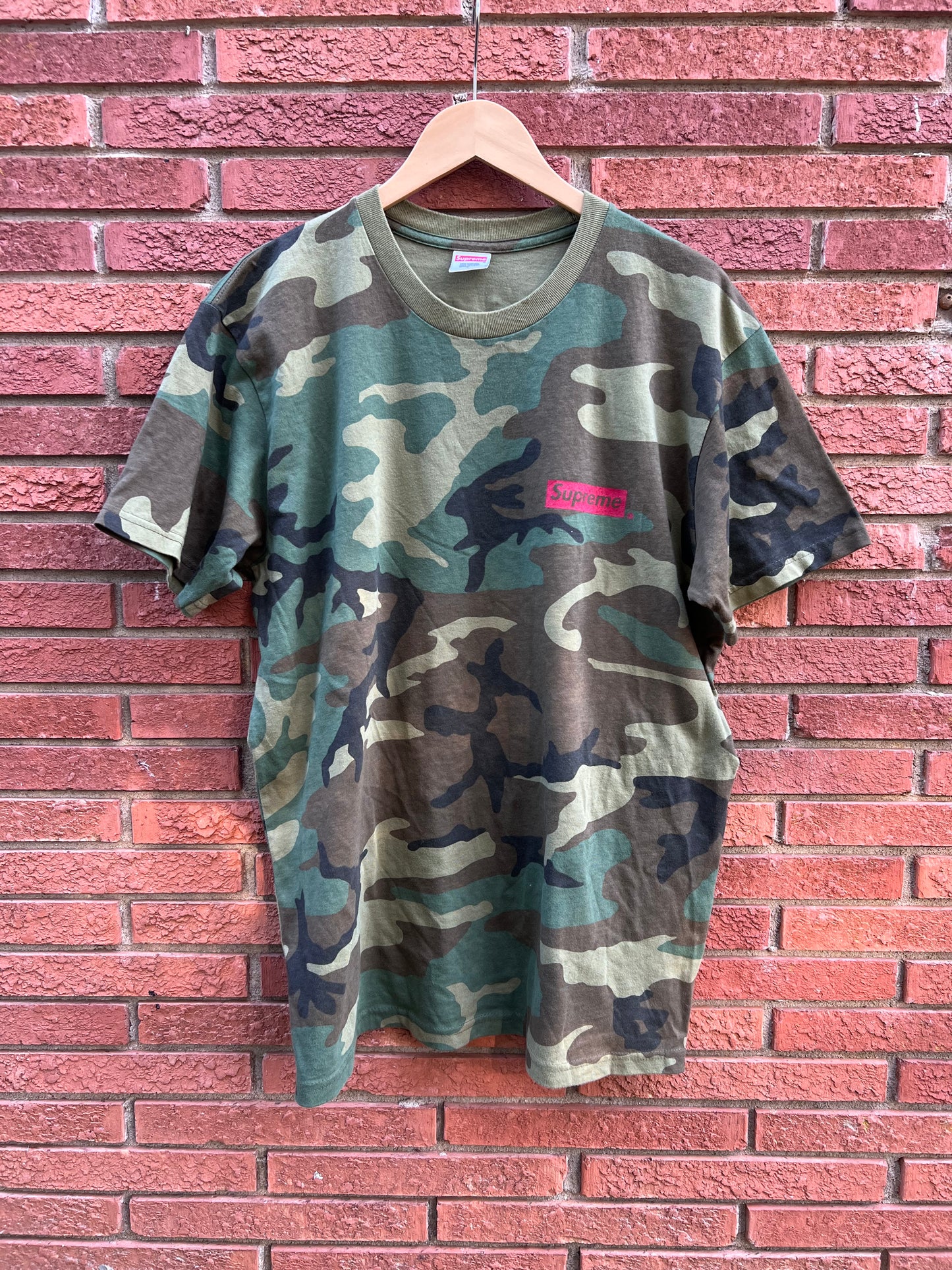 2021 Supreme Camouflage Spiral Shirt