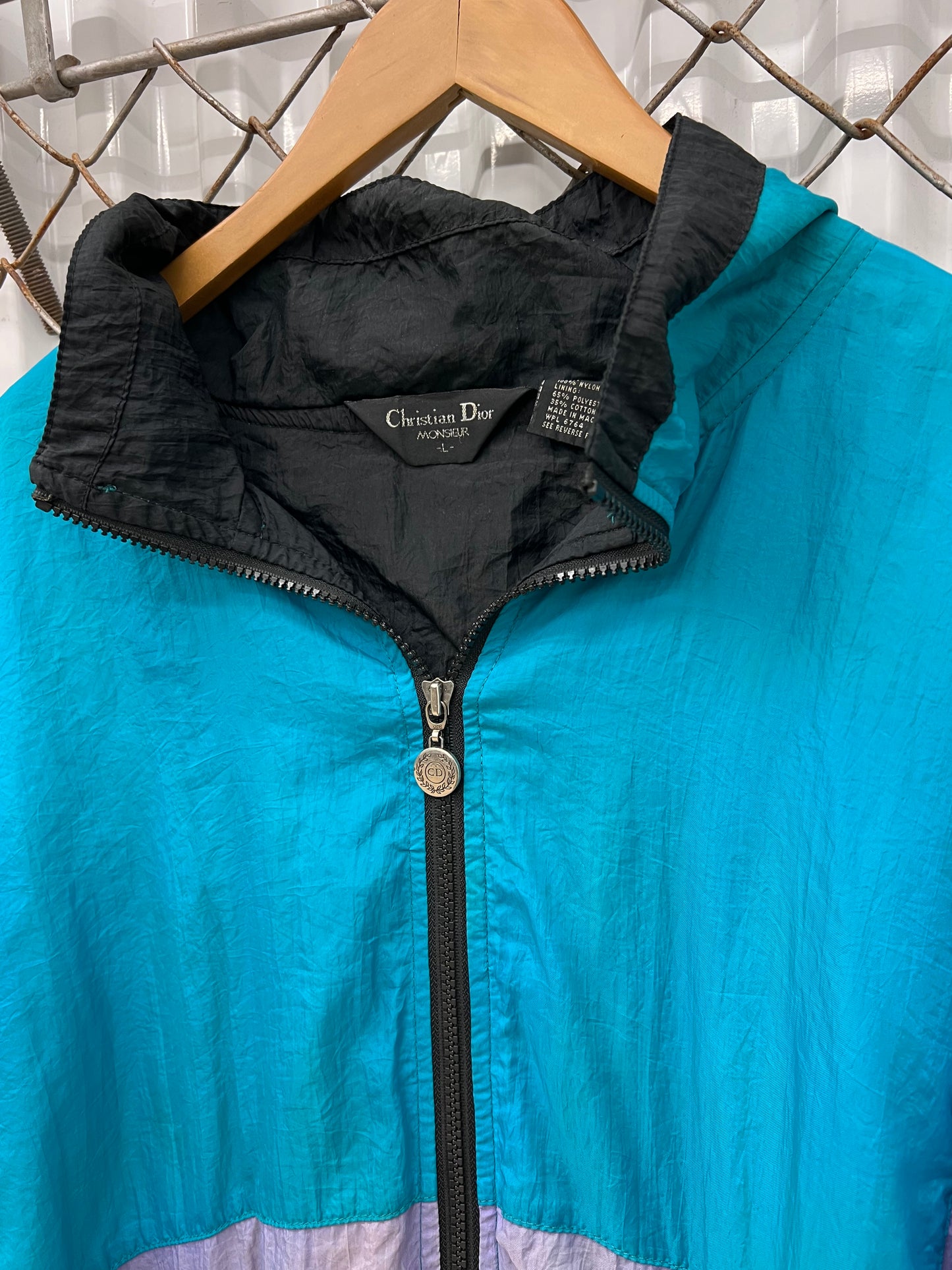 Vintage 90s Christian Dior Windbreaker Jacket