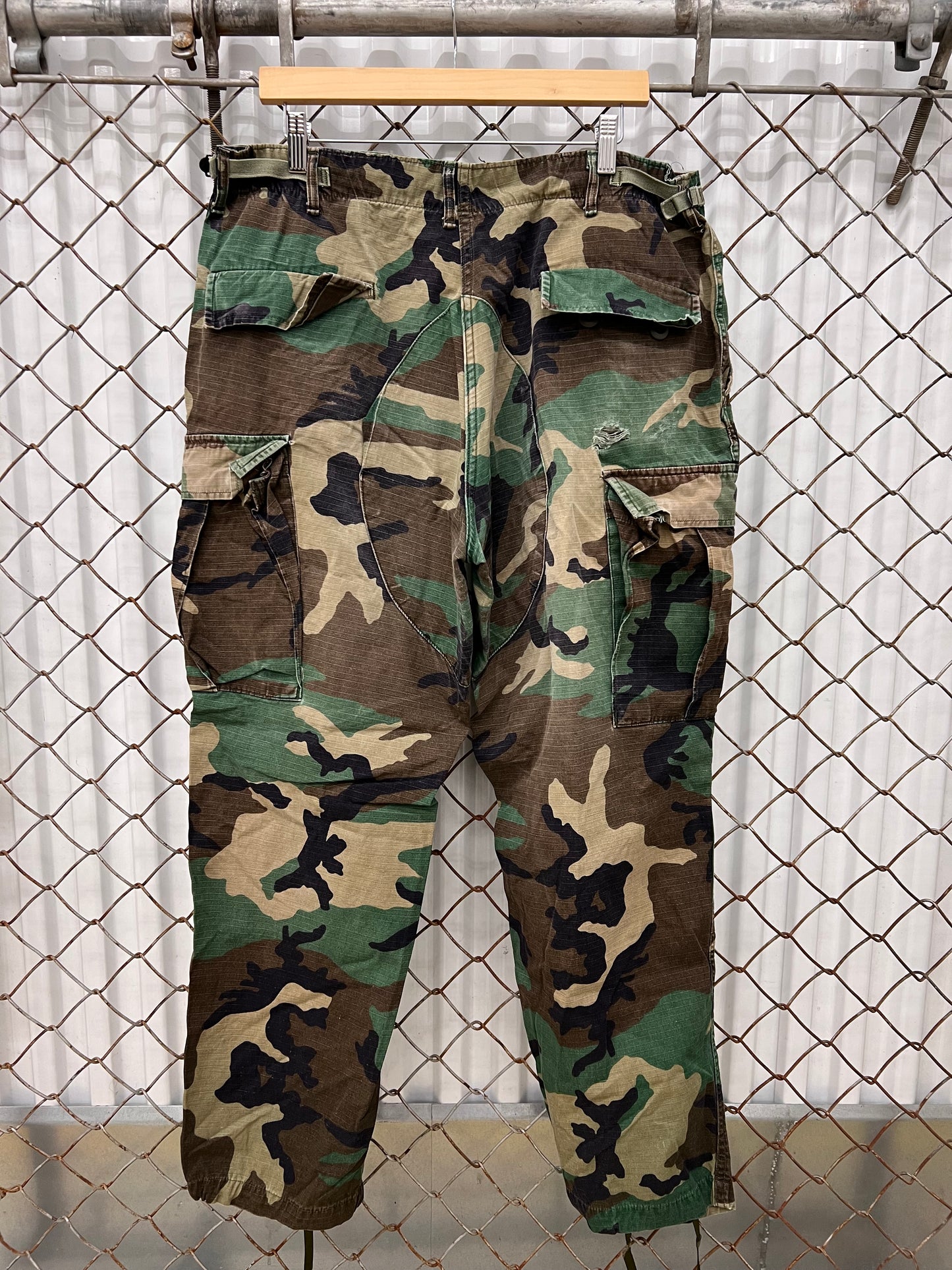 Vintage 90s Woodland Army Fatigues Size 32x30