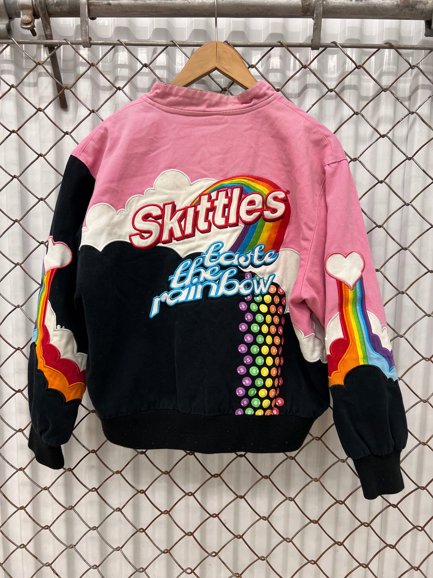 Vintage y2k NASCAR Skittles Jeff Hamilton Jacket