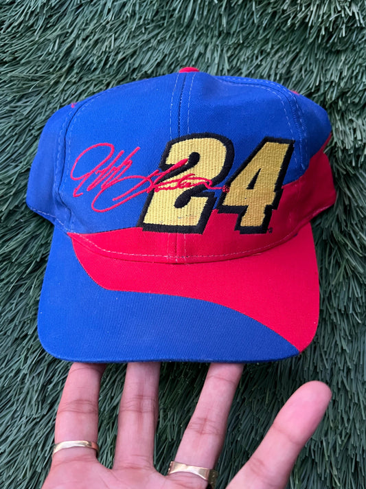 Vintage 90s Jeff Gordon NASCAR  Snap Back Hat