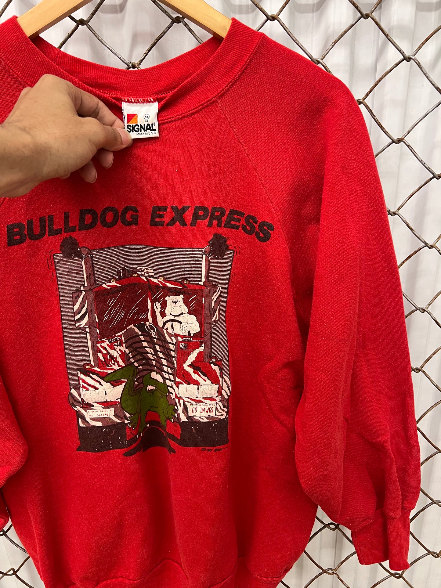 Vintage 1987 UGA Bulldogs Rivalry Sweatshirt