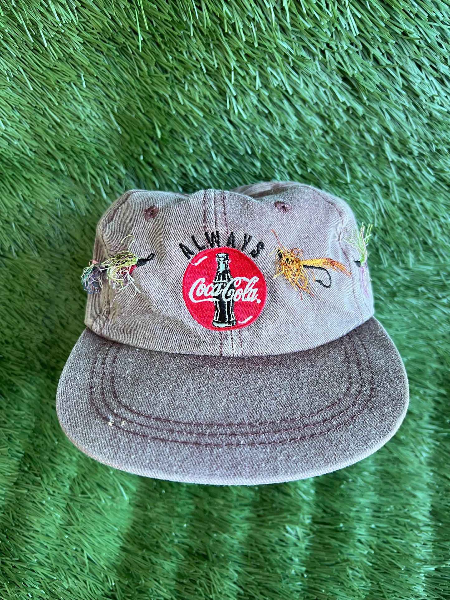 Vintage 90s Coca Cola Strap Back Hat