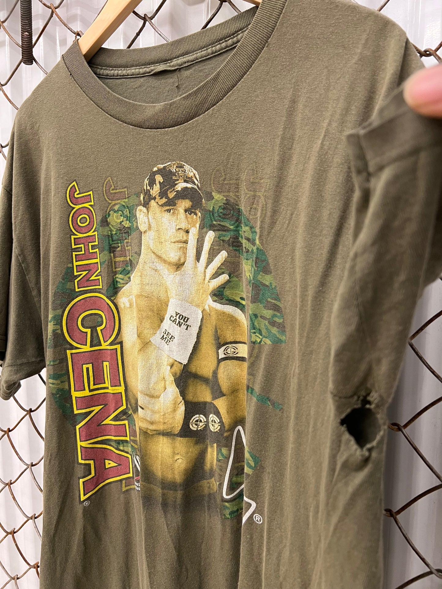 Vintage 2000s WWE John Cena Shirt