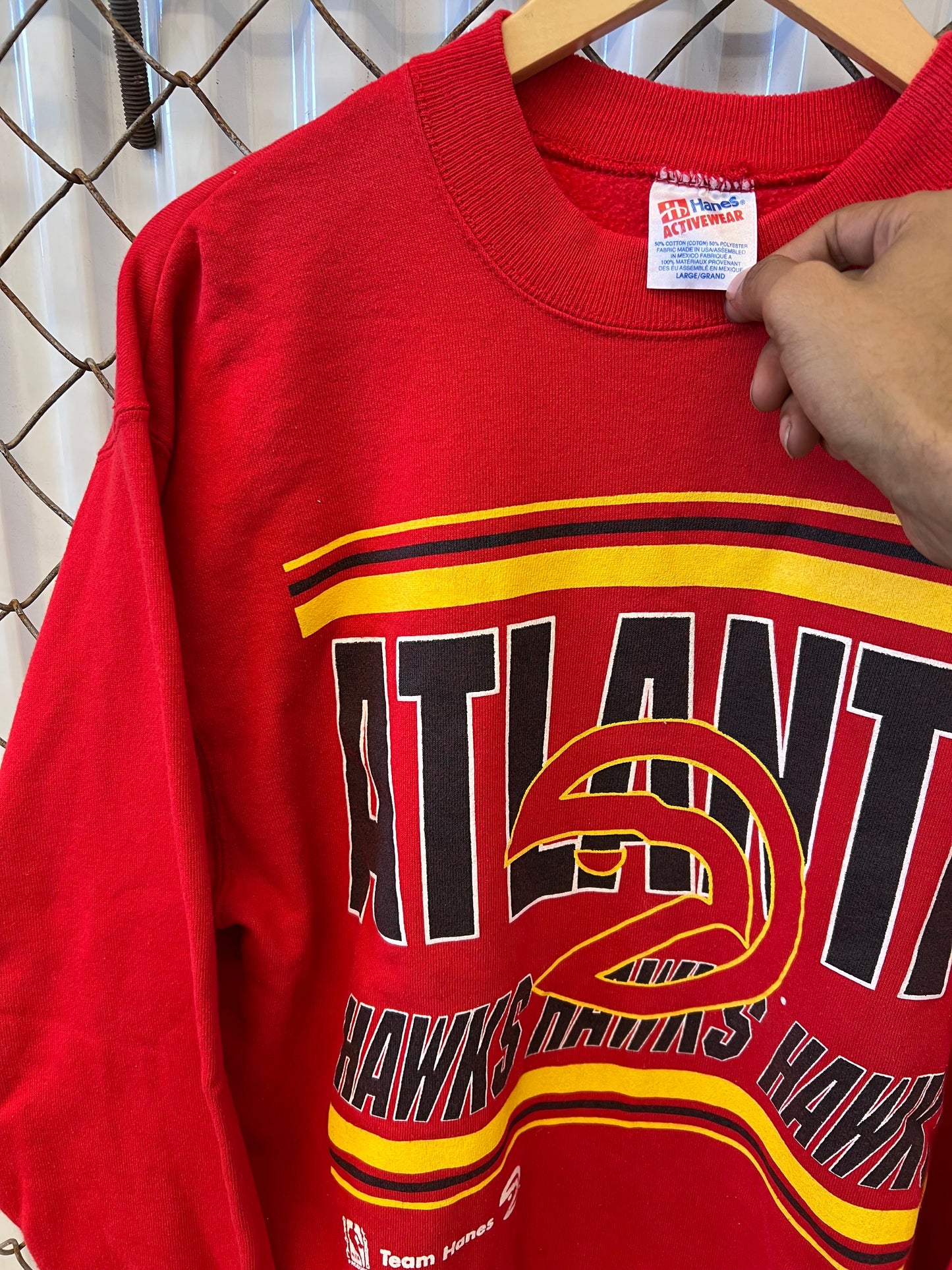 Vintage 90s Atlanta Hawks Sweatshirt