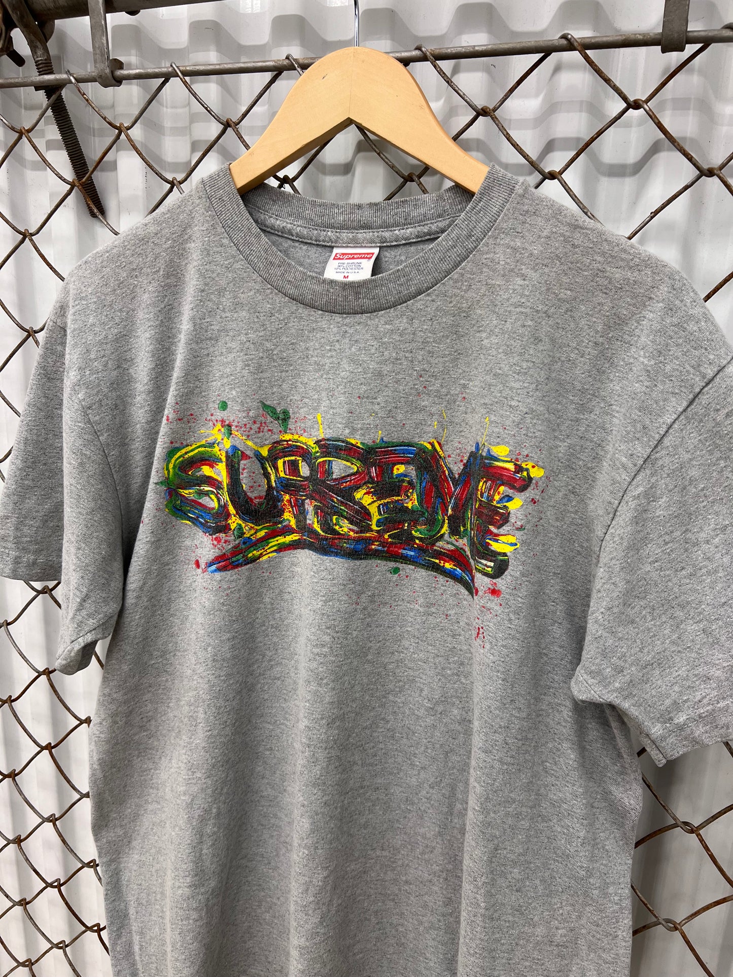 2020 Supreme Paint Logo Shirt