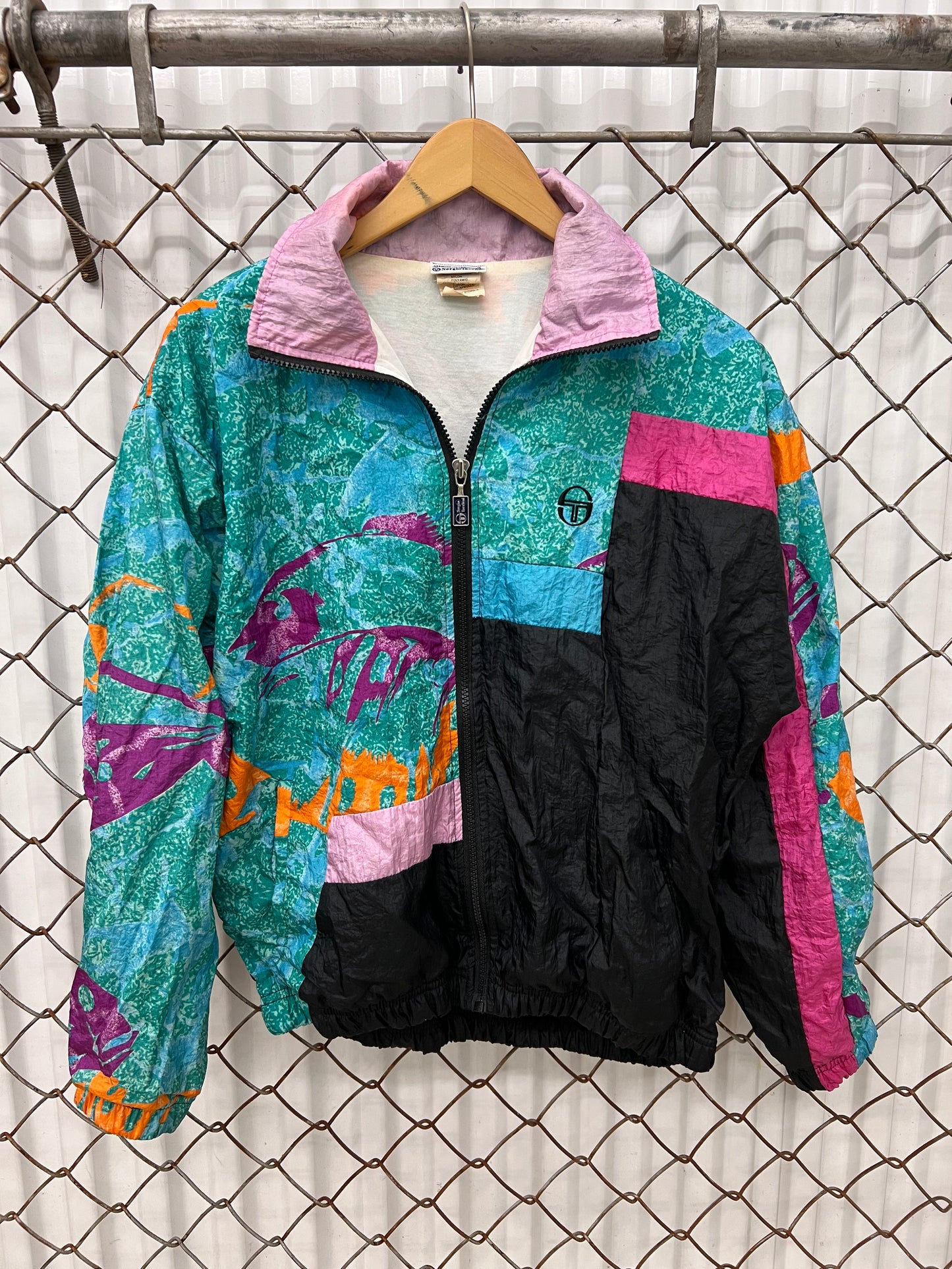 Vintage 90s Sergio Tacchini Windbreaker Jacket