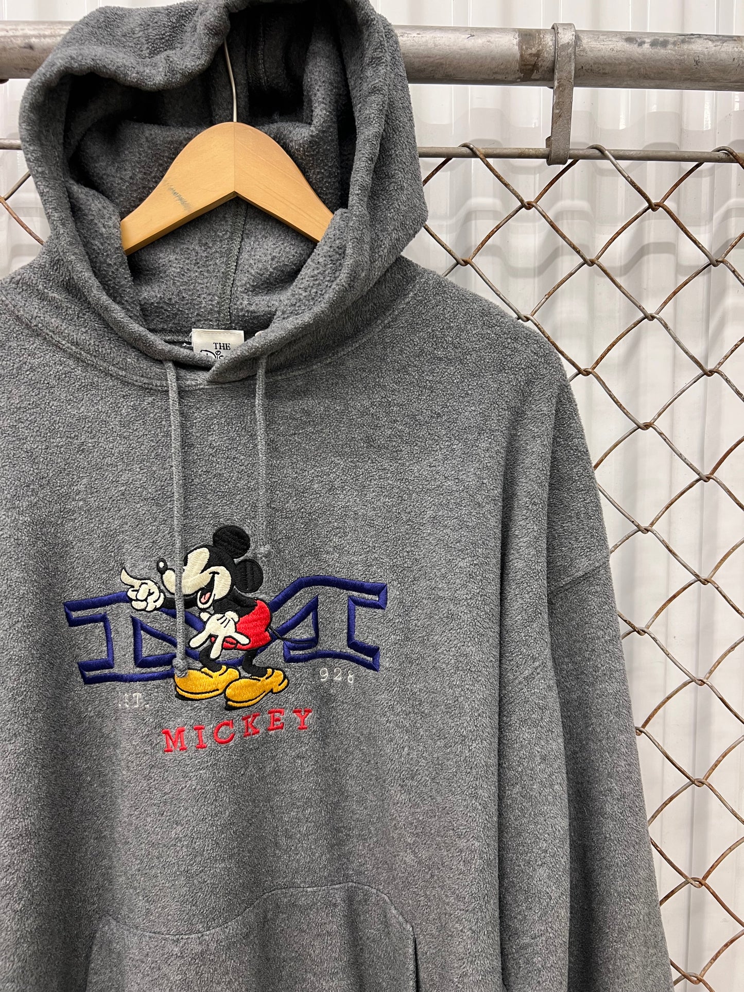 Vintage 90s Disney Mickey Mouse Fleece Hoodie