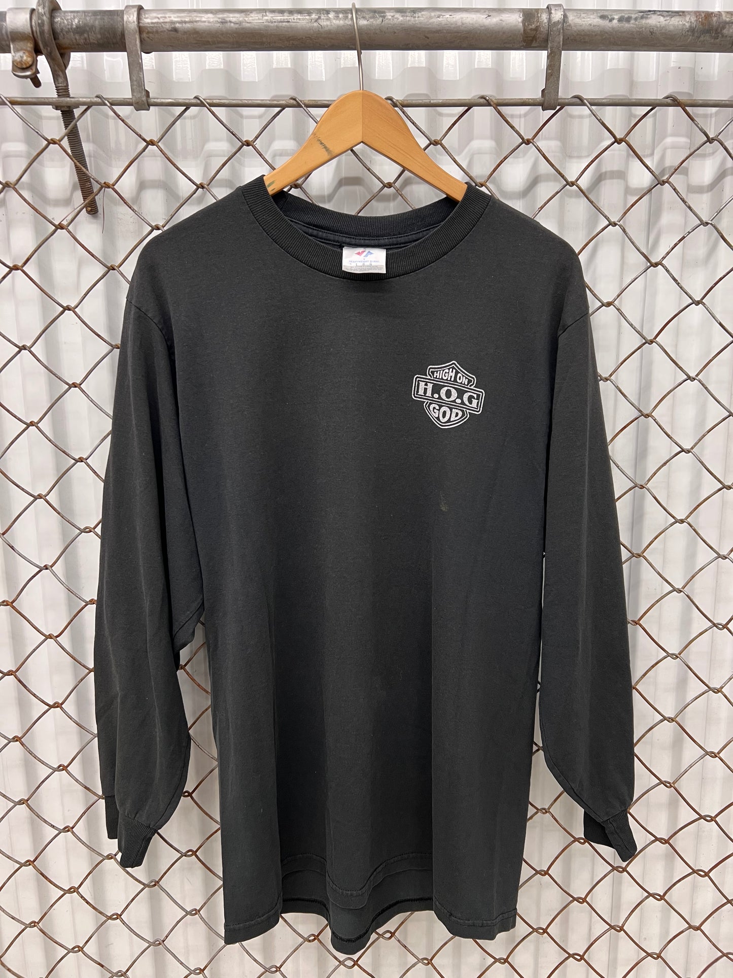 Vintage 90s Jesus Theme Harley Davidson Long sleeve Shirt