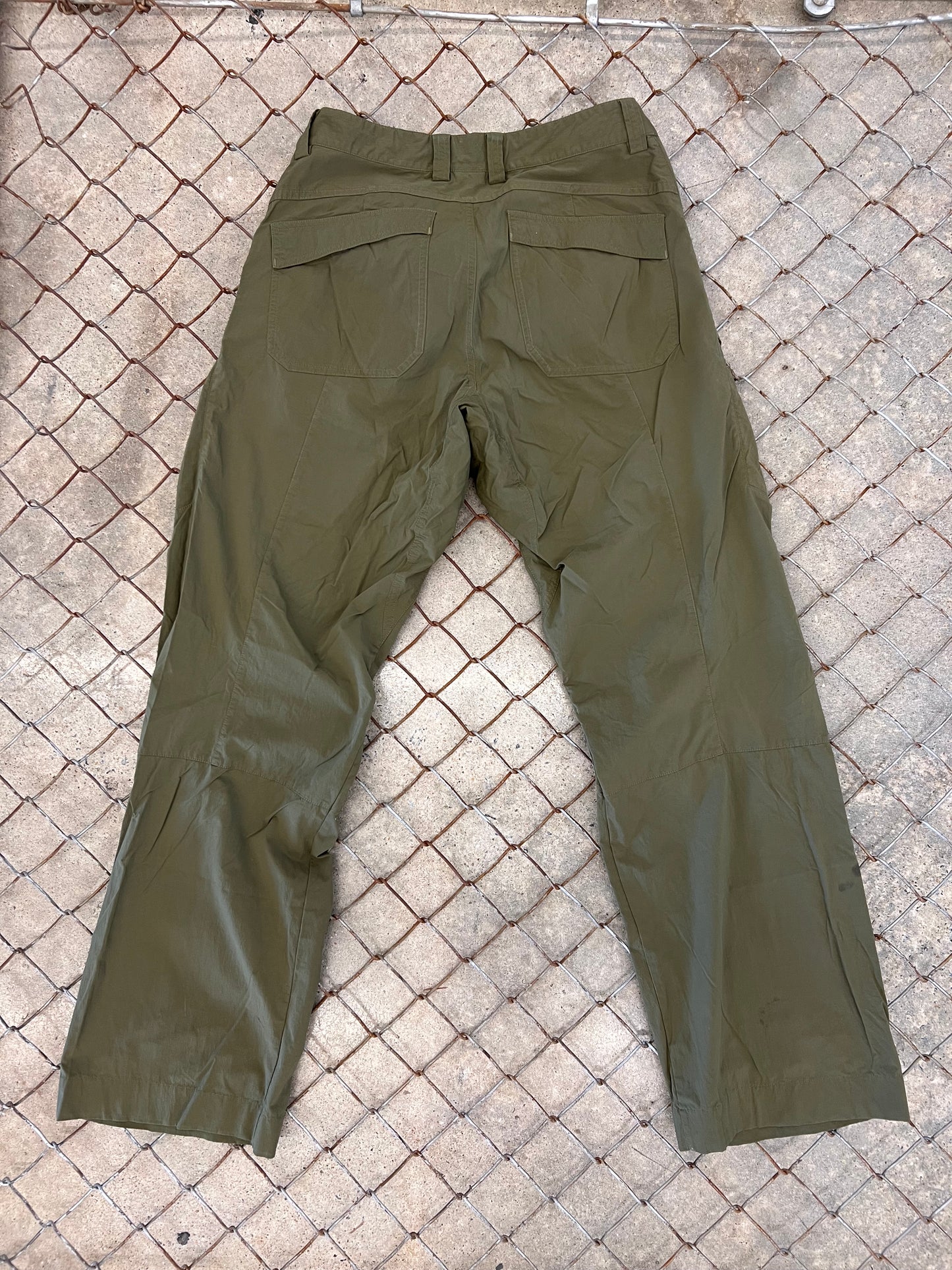 Arcteryx Olive Green Hiking Light Weight Pants