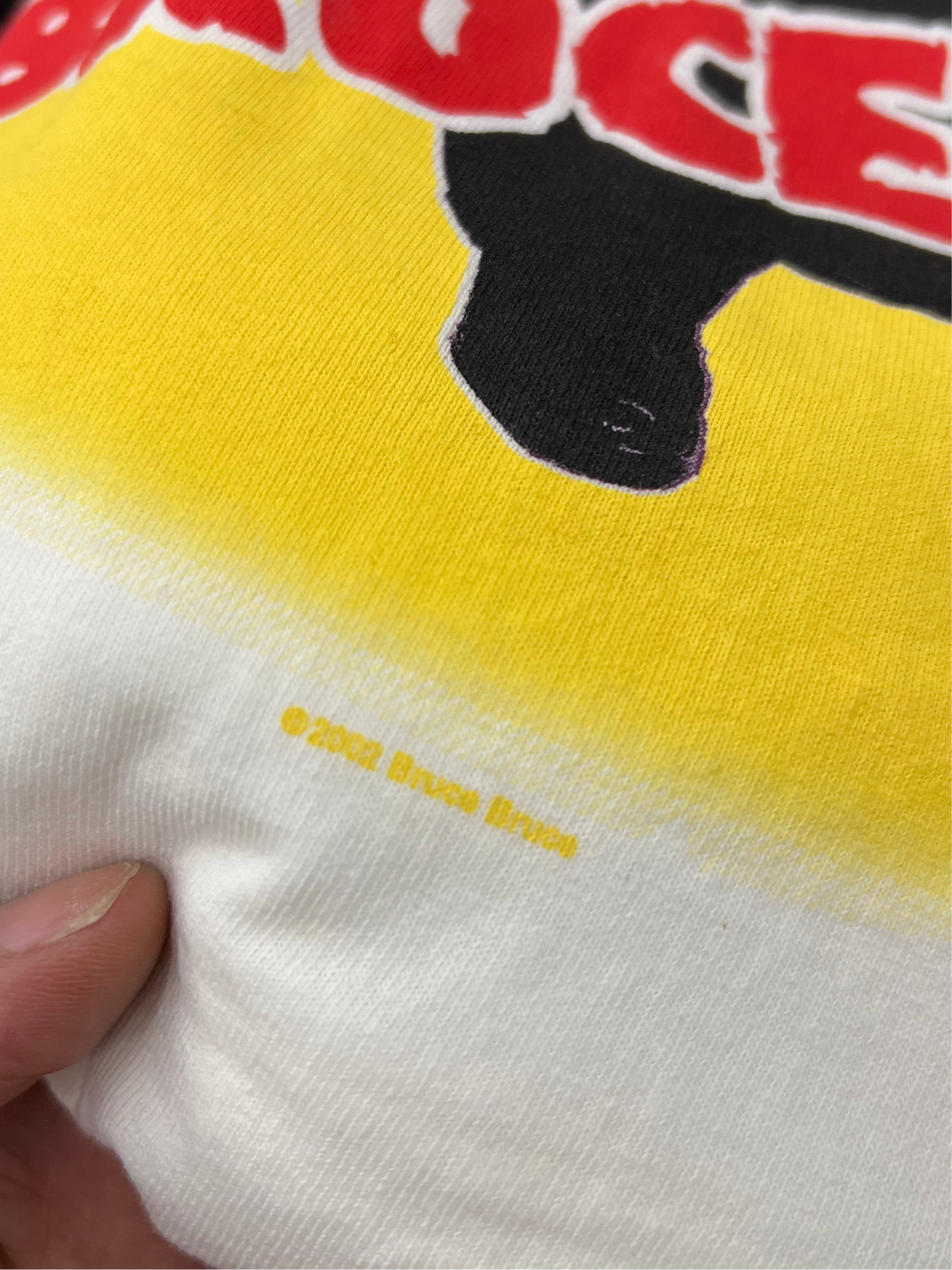 Vintage 2002 Autographed BRUCE BRUCE Comedy Shirt