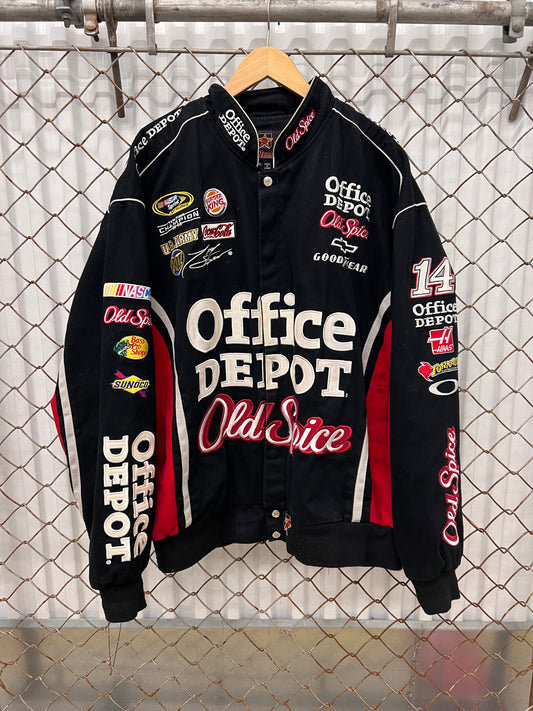 Vintage 2000s Office Depot NASCAR Jeff Hamilton Jacket