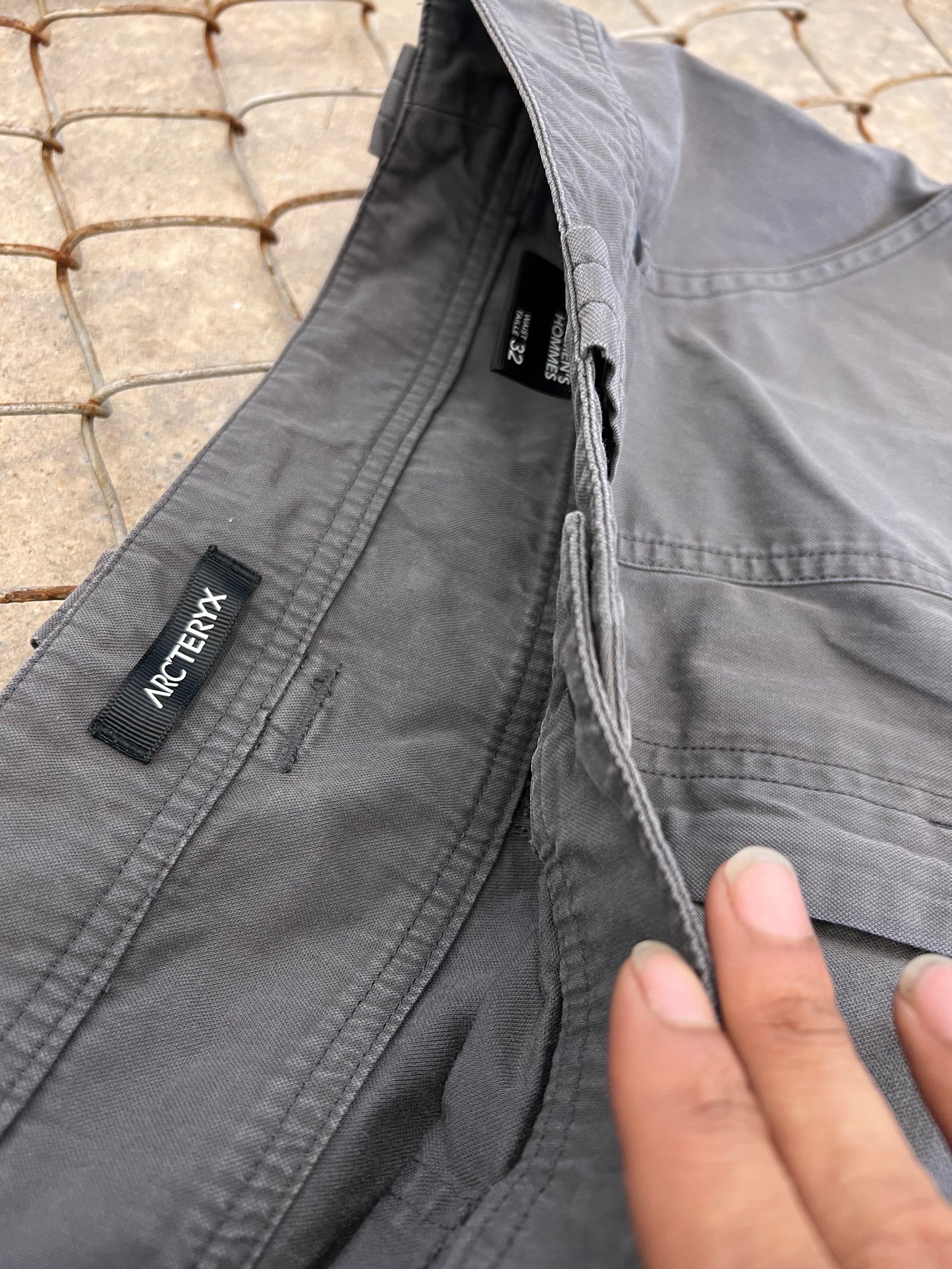 Arcteryx Charcoal Grey Hiking Light Weight Pants