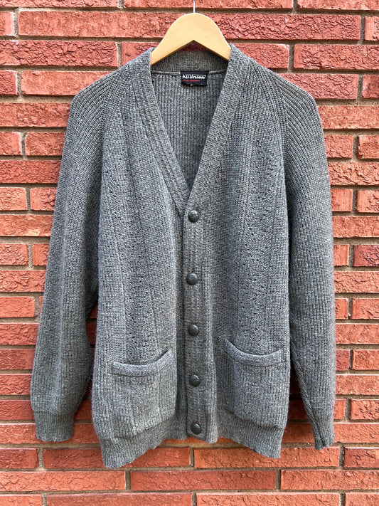 Vintage 80s Lamb Wool Cardigan Sweater