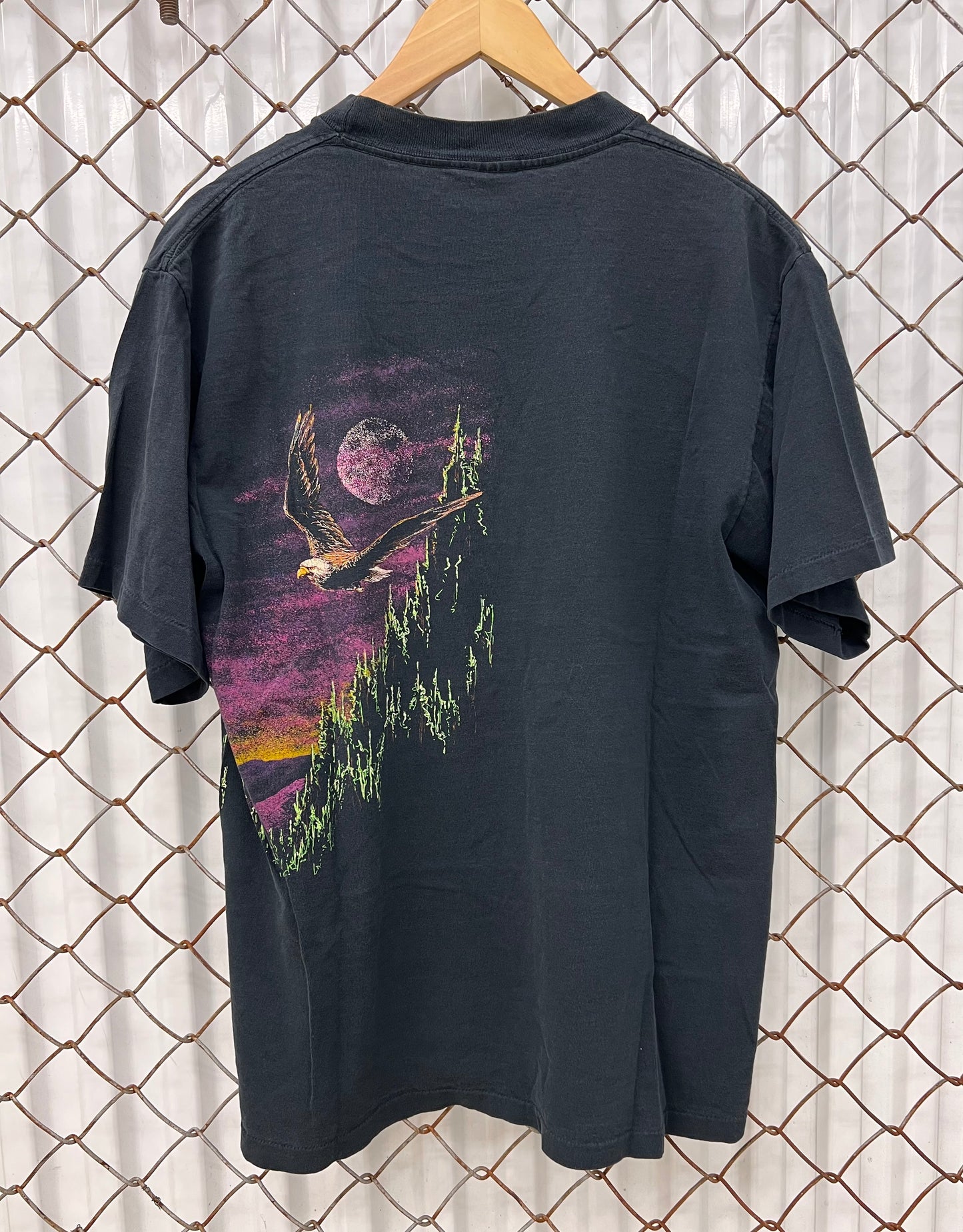 Vintage 80s Nature Wrap Around Shirt