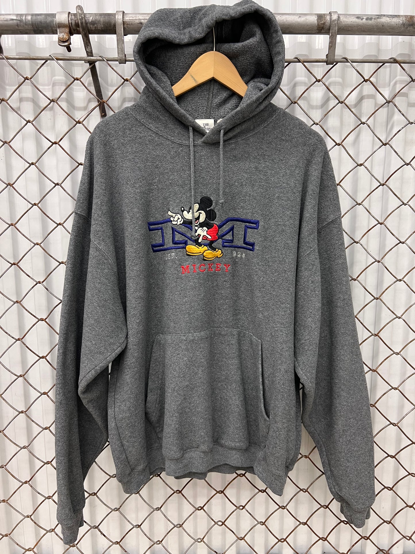 Vintage 90s Disney Mickey Mouse Fleece Hoodie