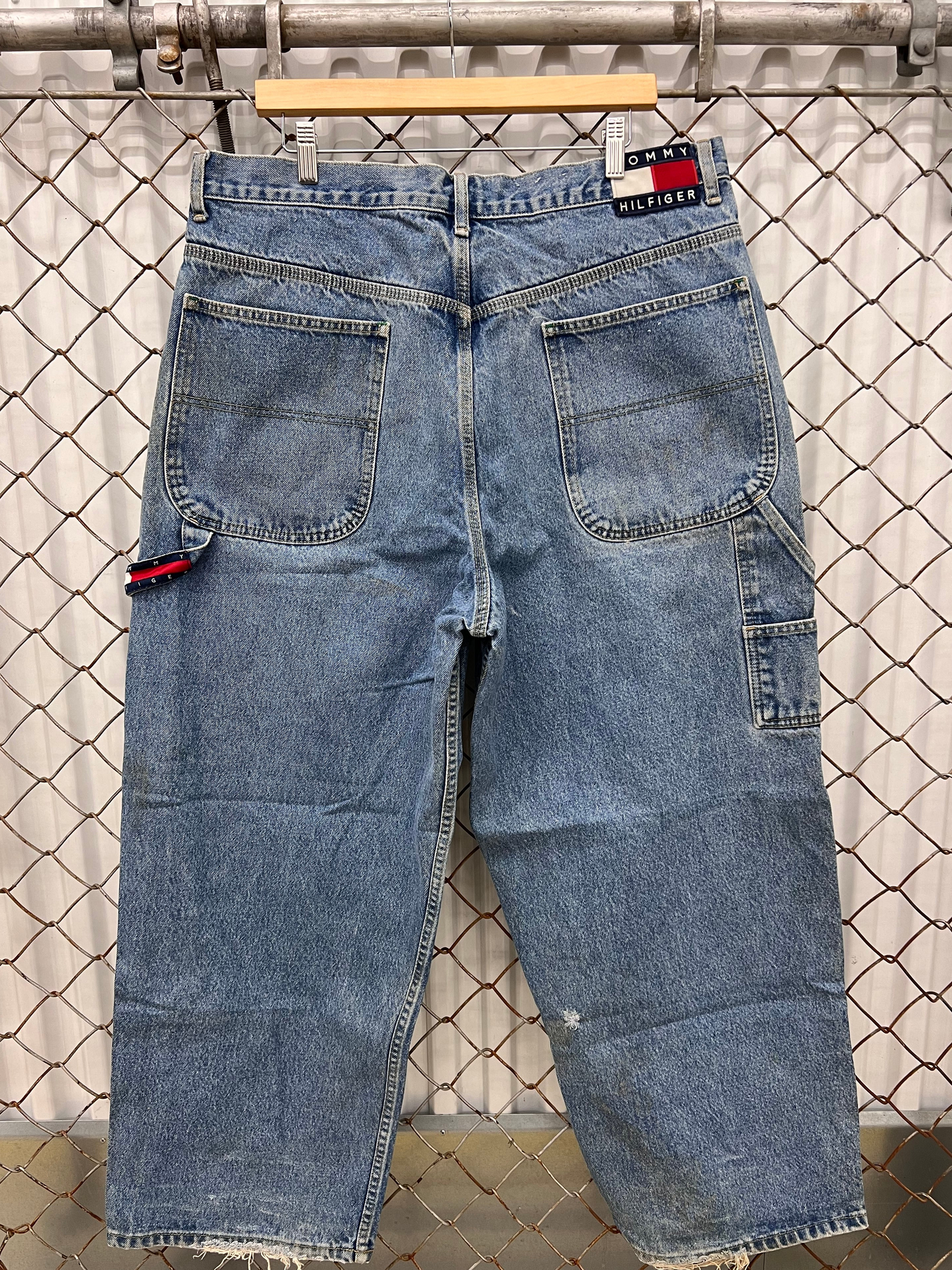 Vintage 90s Tommy Hilfiger Carpenter Jeans Size 38x30