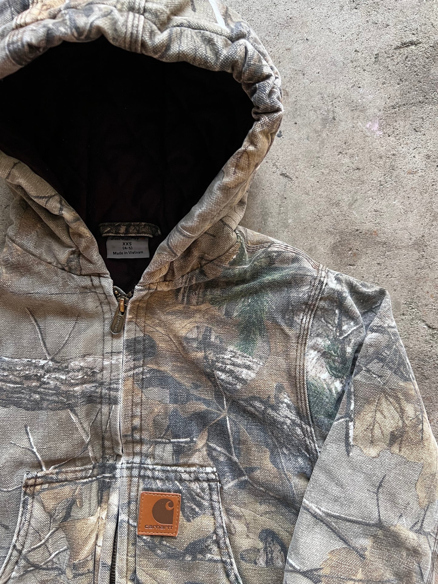 Kids Carhartt Realtree Camouflage Jacket