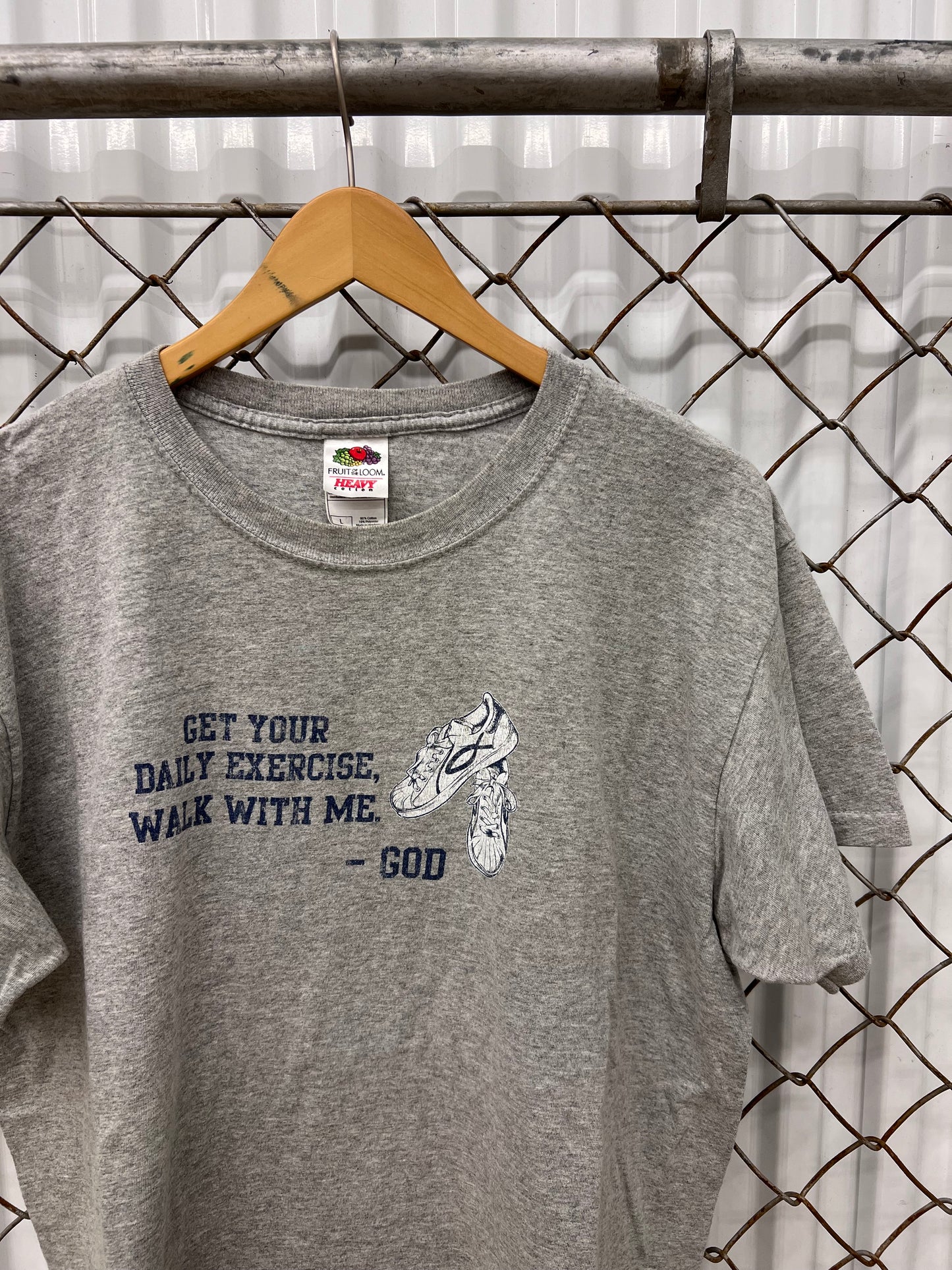 Vintage 90s Walk With God Jesus Shirt