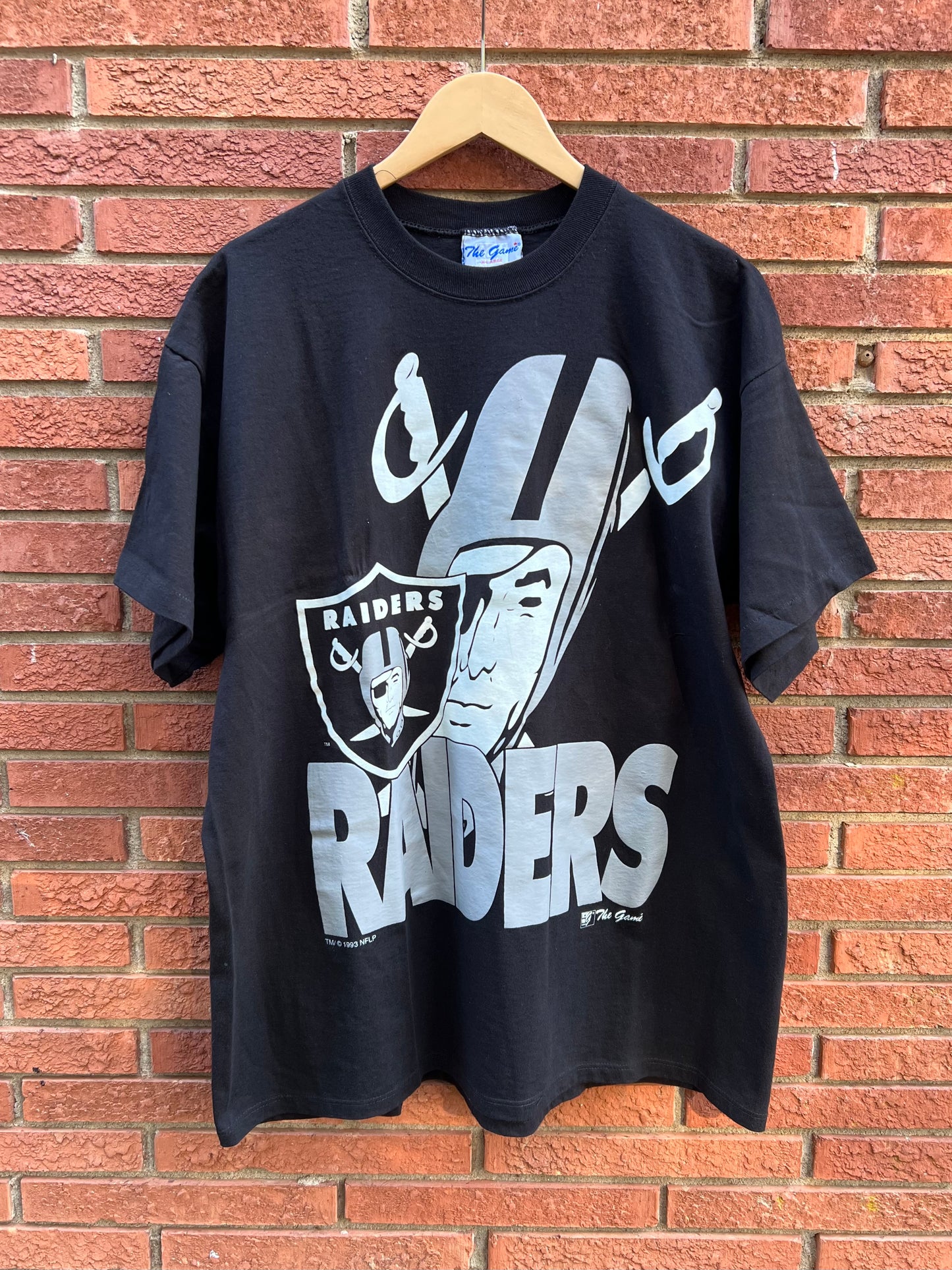 Vintage NFL 1993 Los Angeles Raiders The Game Shirt