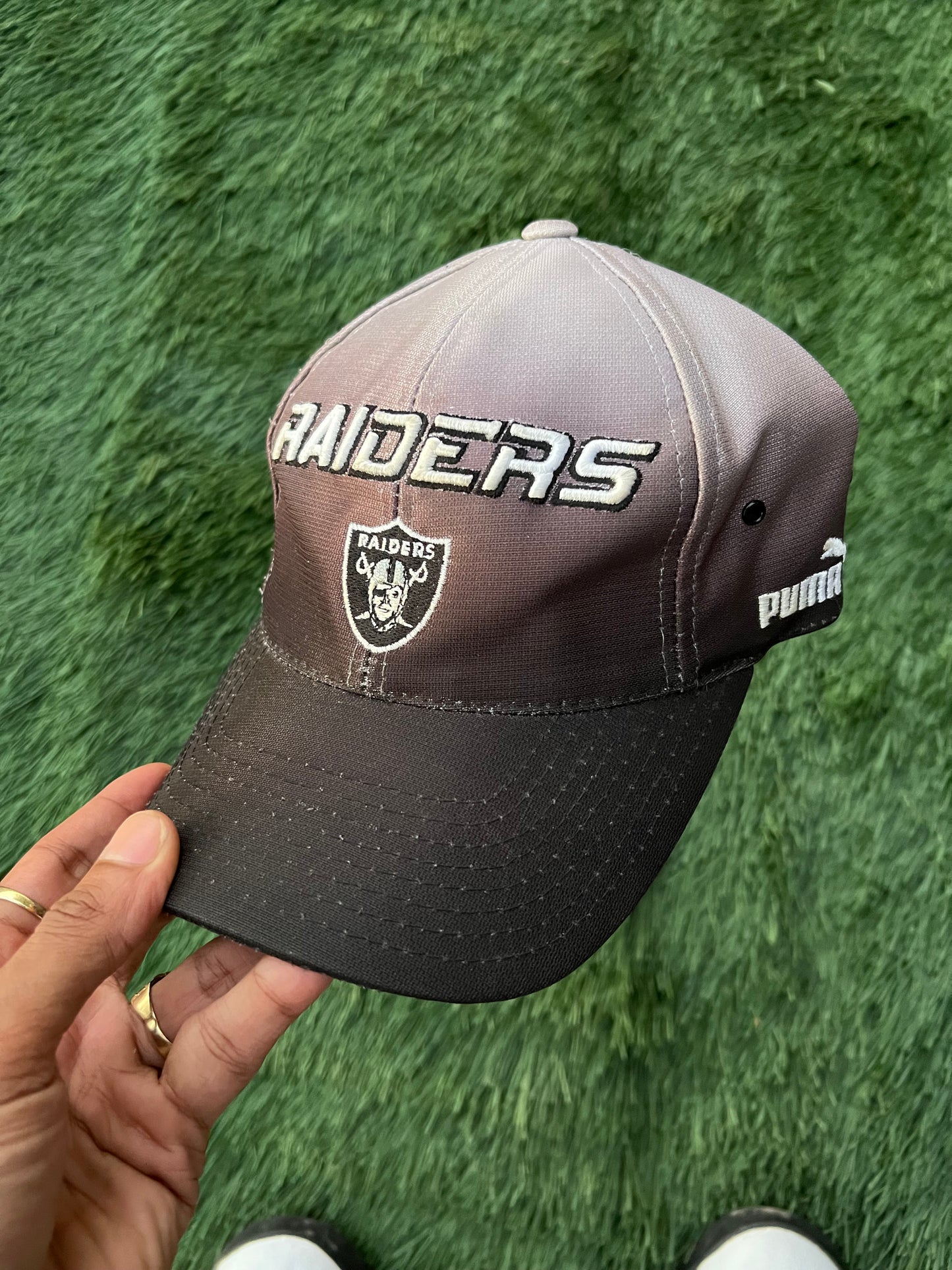 Vintage 2000s Puma Raiders Strap Back Hat
