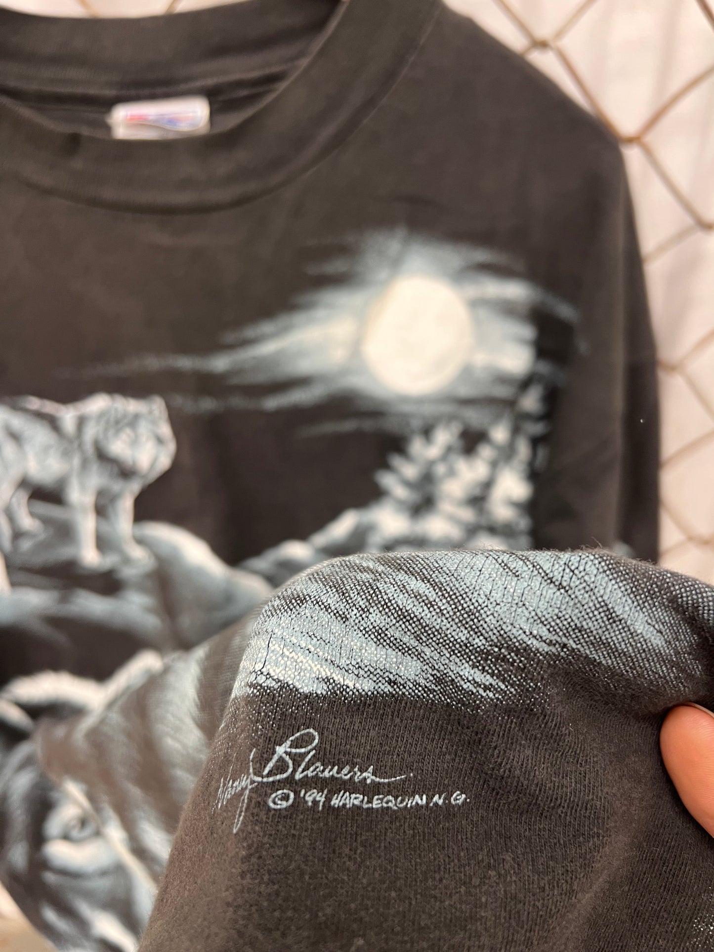 Vintage 1994 Nature Wolf Shirt