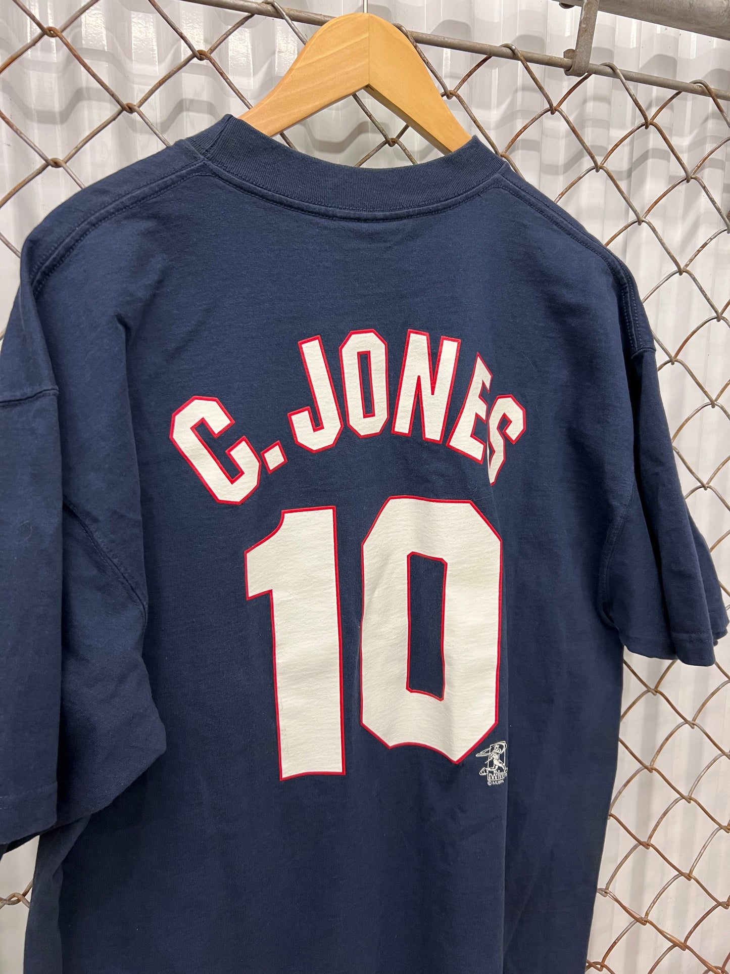 Vintage 90s Atlanta Braves Chipper Jones Shirt