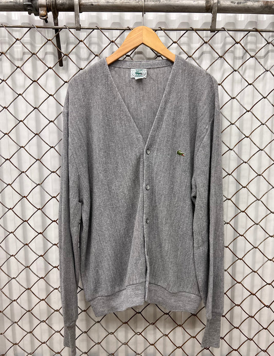 Vintage 80s Lacoste Cardigan Sweater