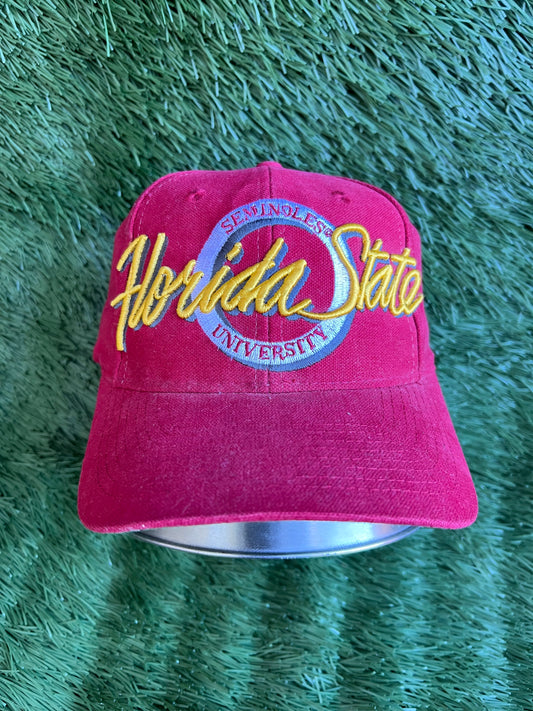 Vintage 90s FSU The Game Snap Back Hat