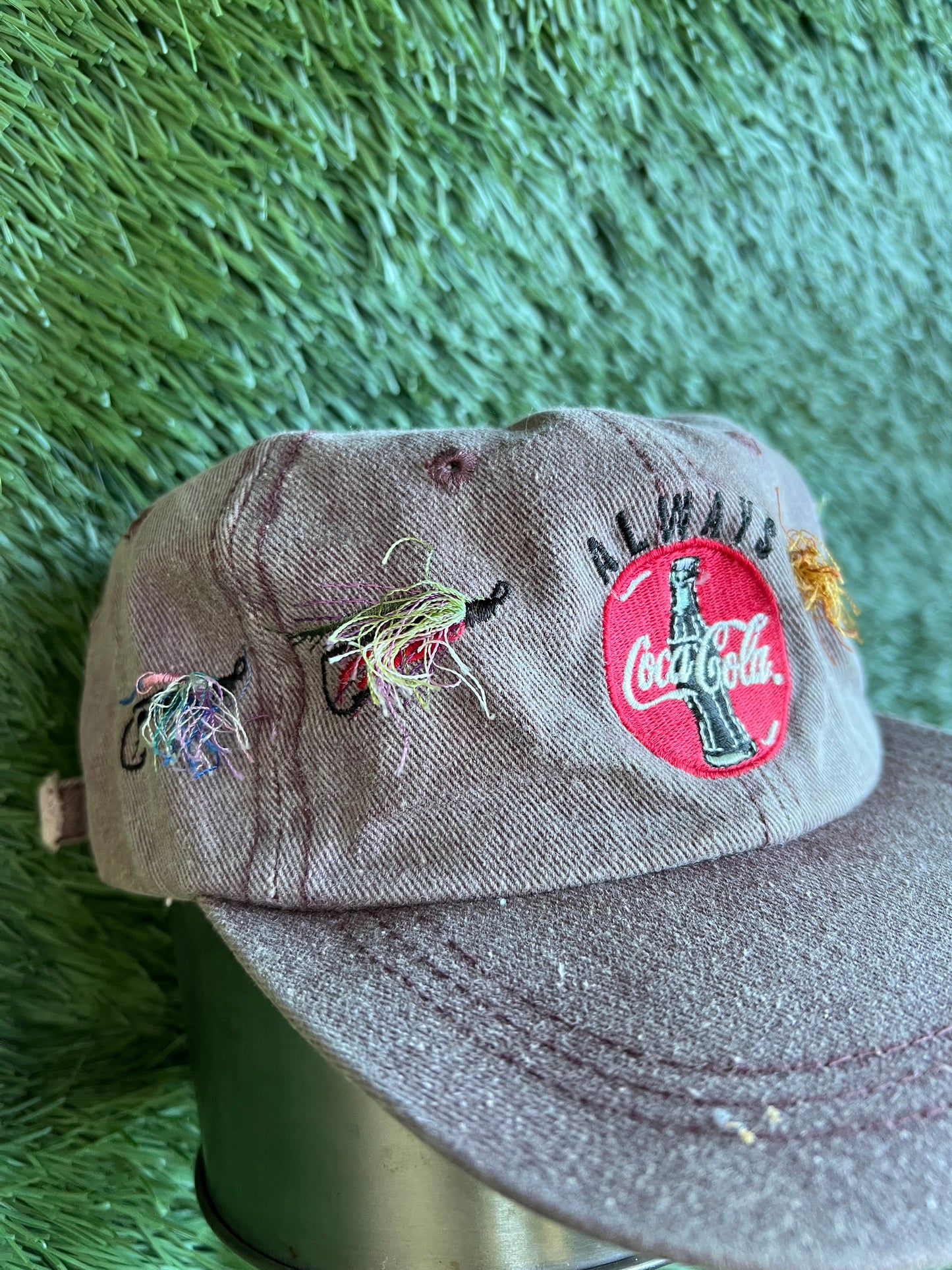 Vintage 90s Coca Cola Strap Back Hat
