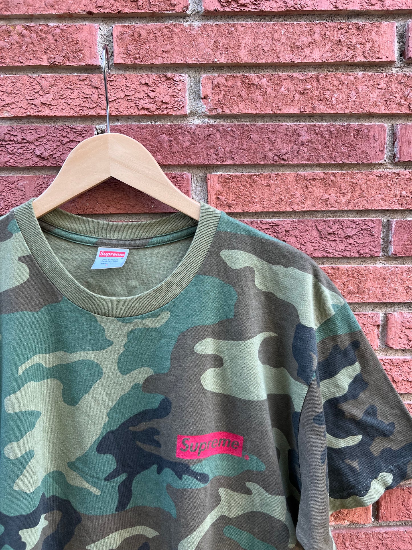 2021 Supreme Camouflage Spiral Shirt