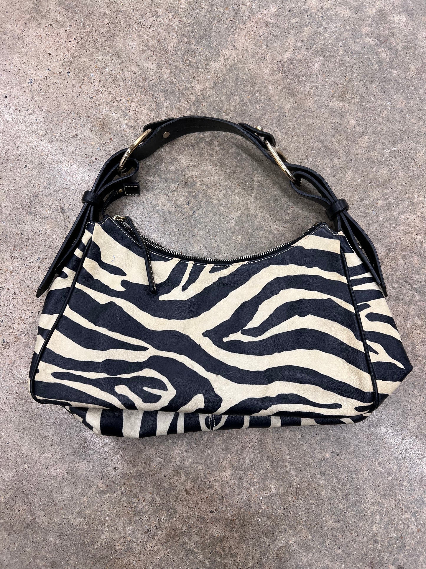 Vintage 2000s y2k Zebra Dooney & Bourke Hand Bag