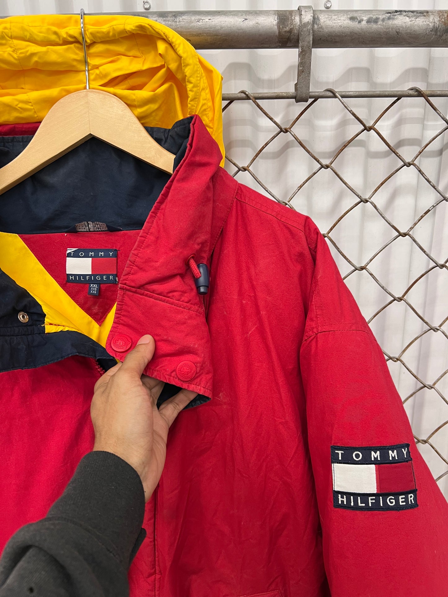 Vintage 90s Tommy Hilfiger Puffer Coat