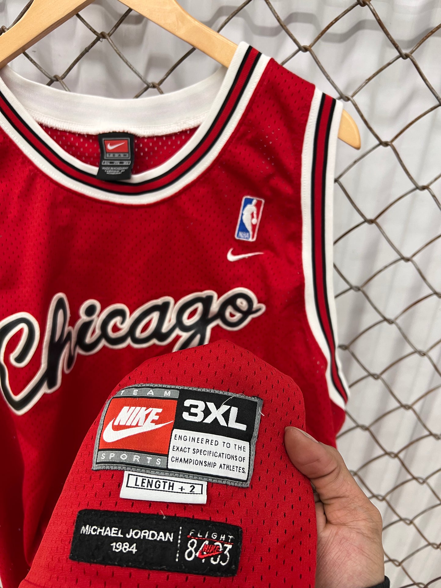 Vintage 90s Nike Chicago Bulls Michael Jordan Rookie Jersey