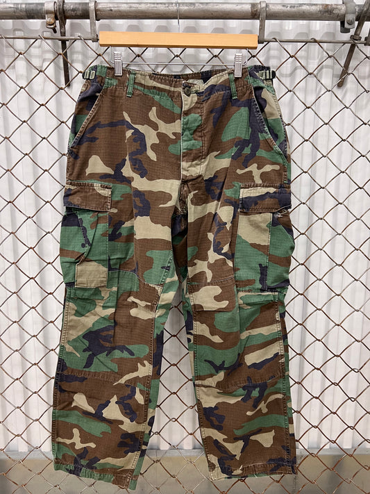 Vintage 90s Woodland Army Fatigues Size 34-36x30