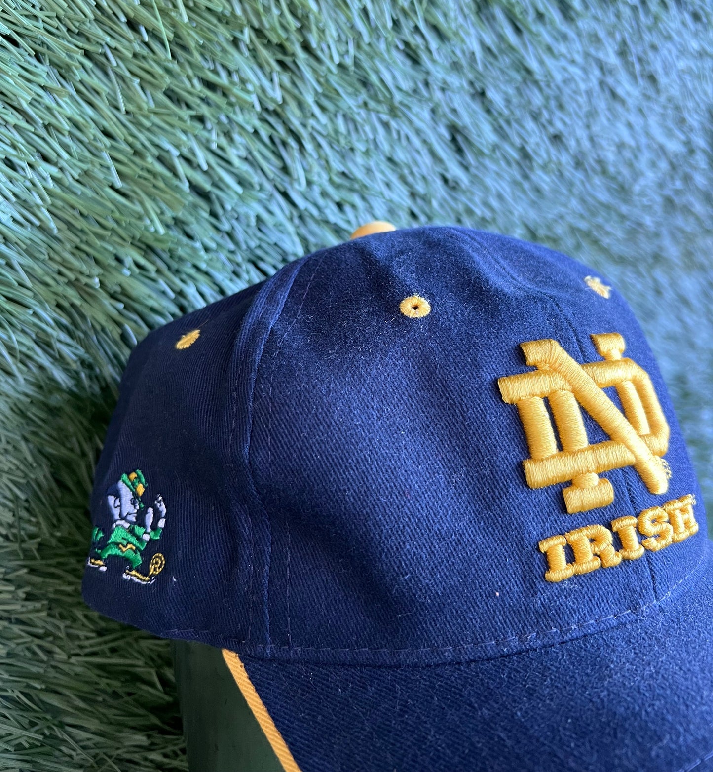 Vintage 2000s Notre Dame Strap Back Hat